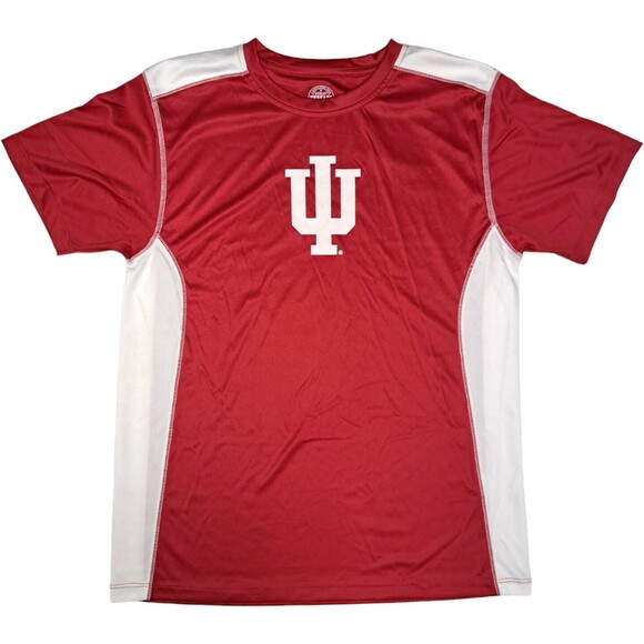 Indiana Hoosiers NCAA Womens Polyester Workout Shirt XL 16/18 Rivalry Threads - Picture 1 of 1